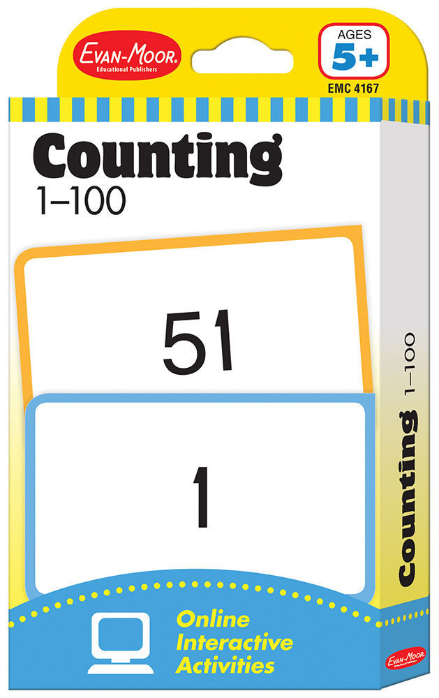 Learning Line: Counting 1-100, Grade K+ (Age 5+) - Flashcards