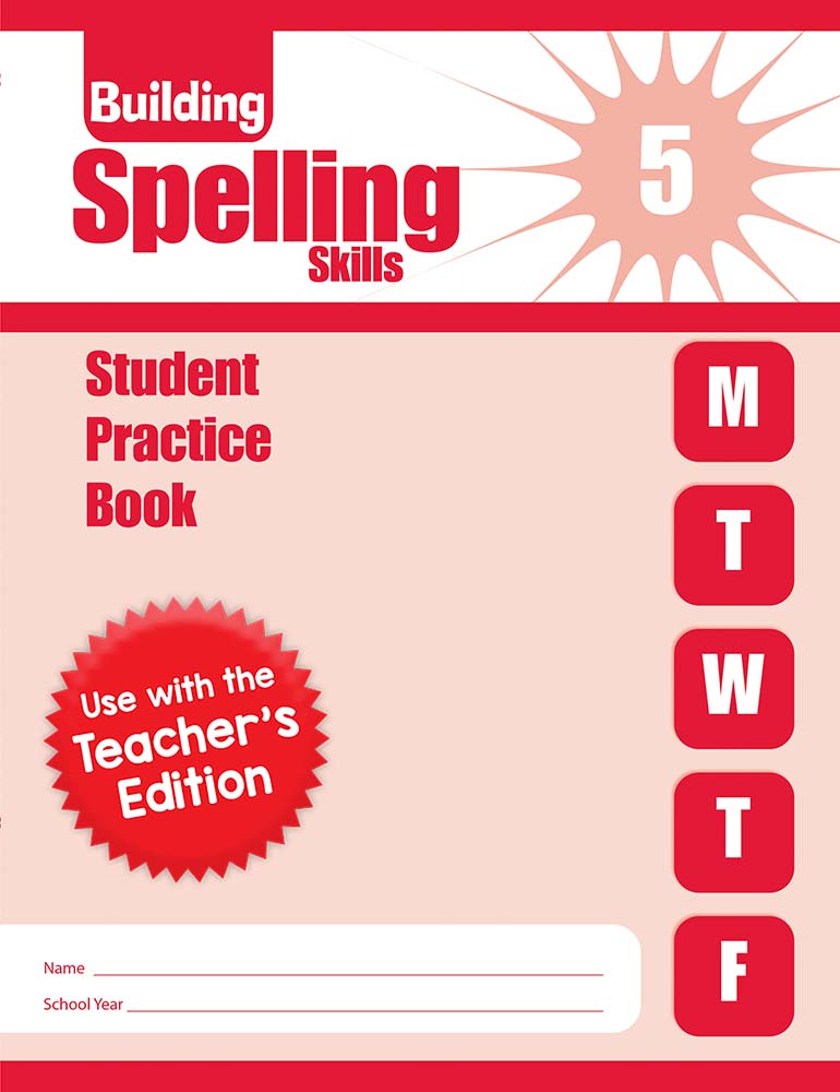 Evan-Moor Building Spelling Skills, Grade 5 - Student Workbook (5-pack)