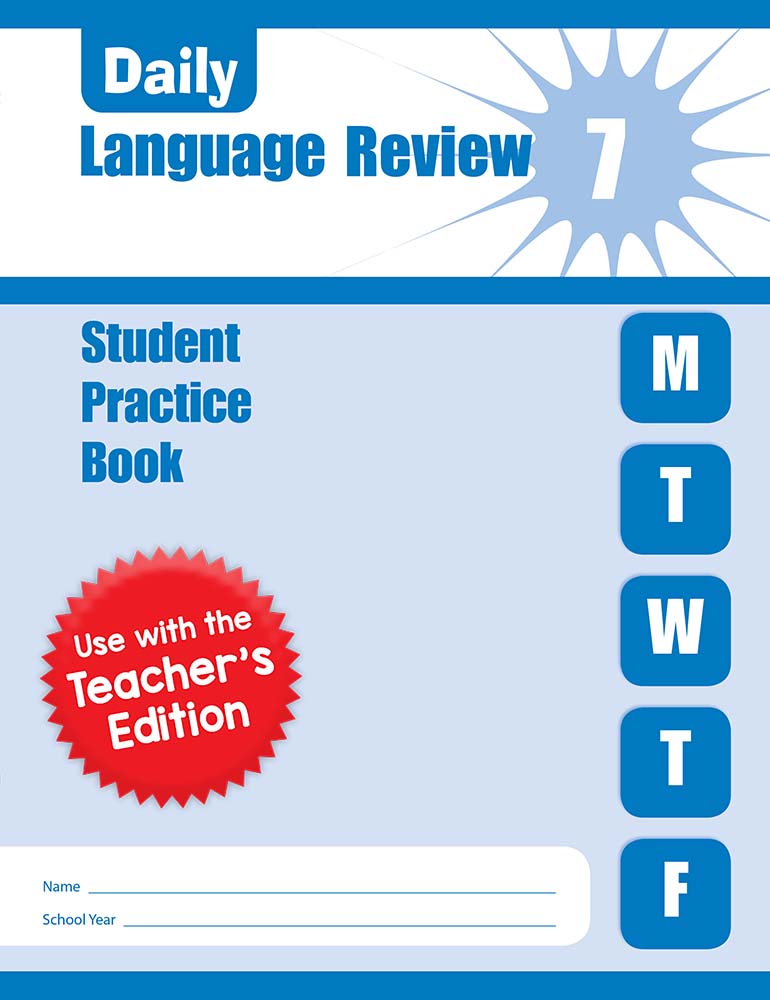 Evan-Moor Daily Language Review, Grade 7 - Student Workbook