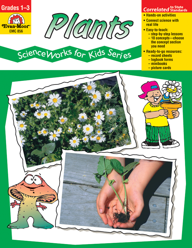 Evan-Moor ScienceWorks For Kids: Plants, Grades 1-3 - Teacher Reproducibles, E-book