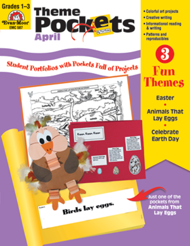 Theme Pockets, April, Grades 1-3 – Teacher Resource, E-book