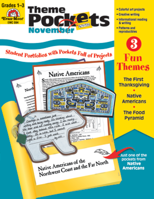 Theme Pockets, November, Grades 1-3 – Teacher Resource, E-book