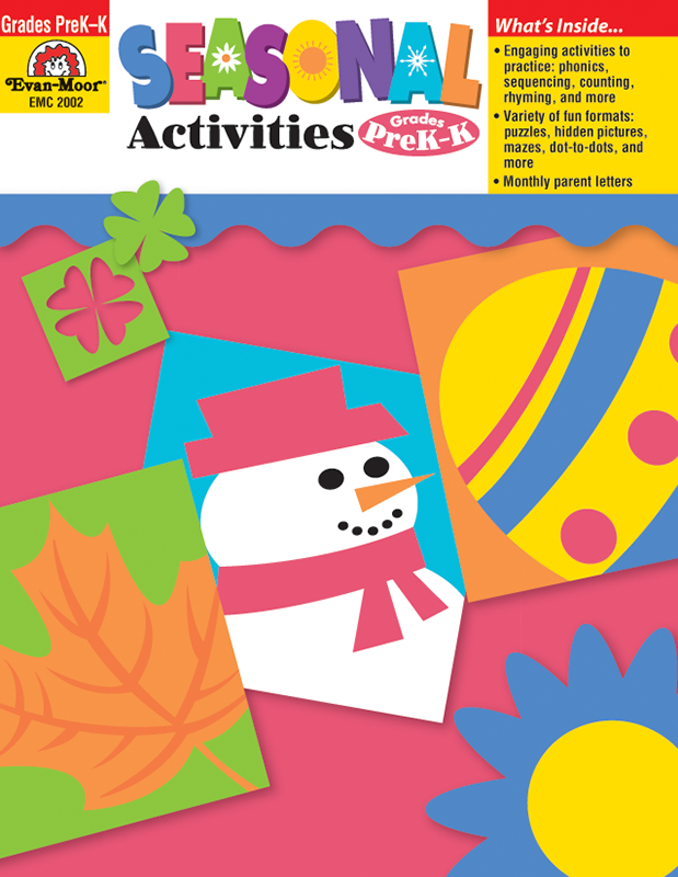 Seasonal Activities, Grades PreK-K - Teacher Reproducibles, E-book