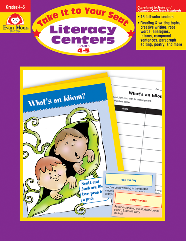 Take It To Your Seat: Literacy Centers, Grades 4-5 - Teacher Reproducibles, E-book