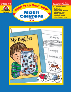 Take It To Your Seat: Math Centers, Grades K-1 E-book