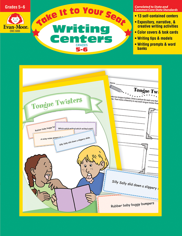 Take It To Your Seat: Writing Centers, Grades 5-6 - Teacher Resource, E-book