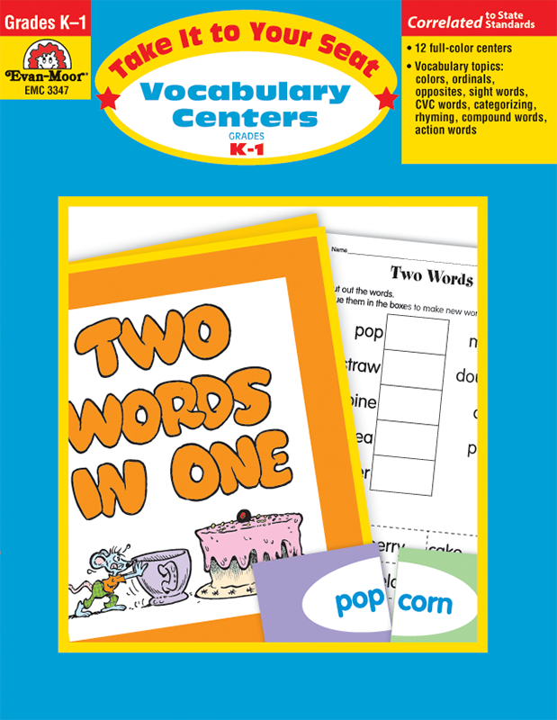 Take It To Your Seat: Vocabulary Centers, Grades K-1 - E-book