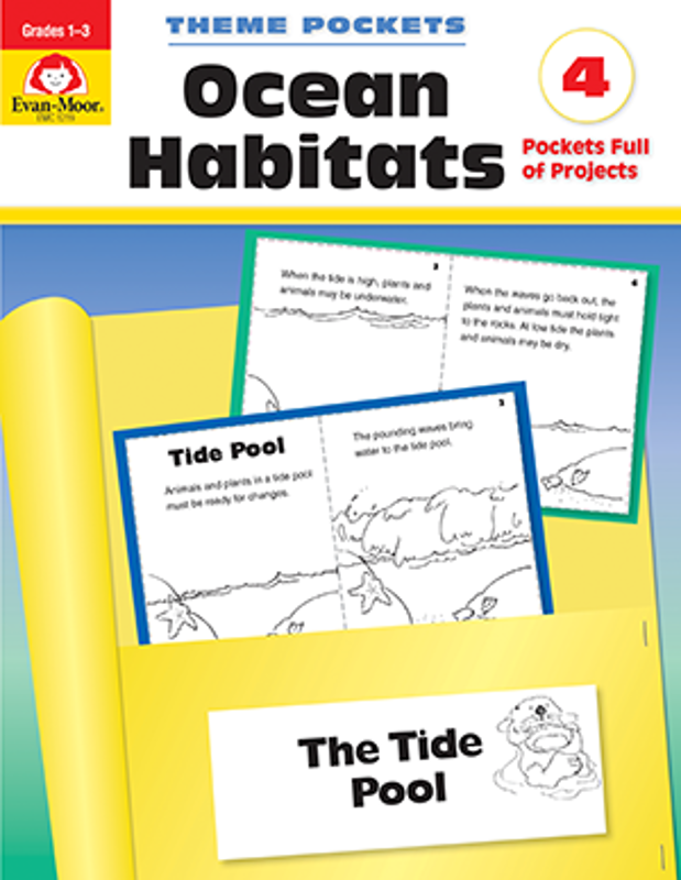 Theme Pockets: Ocean Habitats, Grades 1-3 - Teacher Reproducibles, E-book