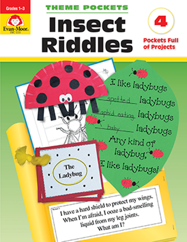 Theme Pockets: Insect Riddles, Grades 1-3 - Teacher Reproducibles, E-book