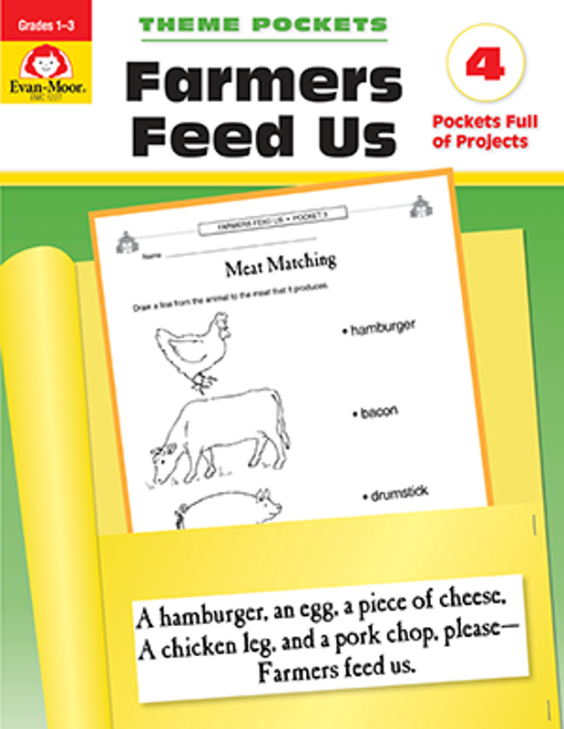 Theme Pockets: Farmers Feed Us, Grades 1-3 - Teacher Reproducibles, E-book