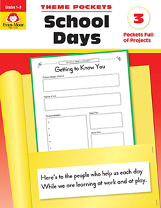 Theme Pockets: School Days, Grades 1-3 - Teacher Reproducibles, E-book