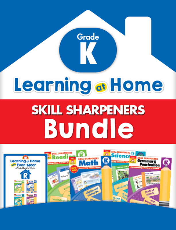 Learning At Home Skill Sharpeners Bundle, Grade K