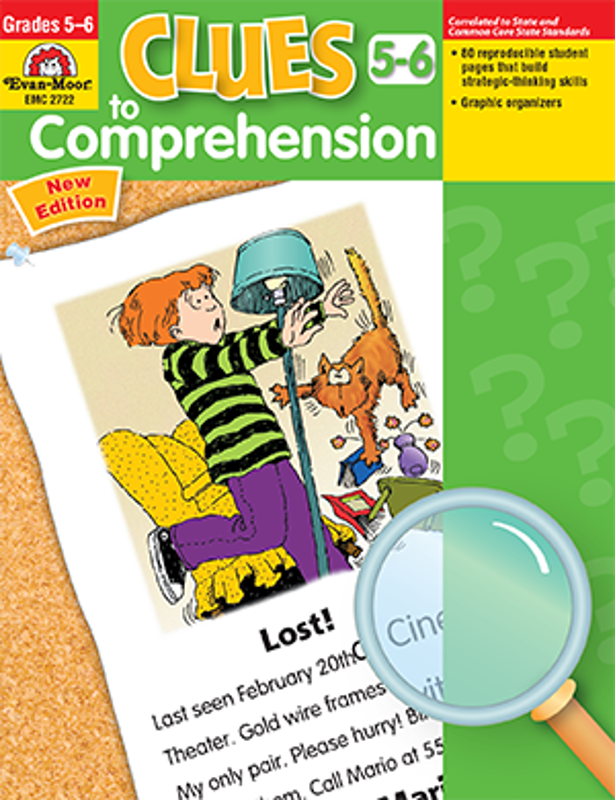 Clues to Comprehension, Grades 5-6 - Teacher Reproducibles, E-book