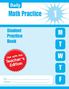 Daily Math Practice, Grade 1 - Student Workbook (5-pack)