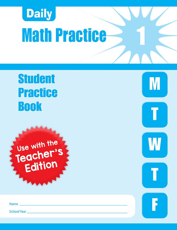 Daily Math Practice, Grade 1 - Student Workbook (5-pack)