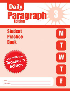 Daily Paragraph Editing, Grade 3 - Student Workbook (5-pack)