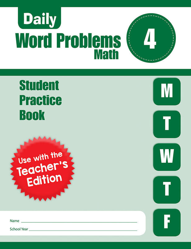 Daily Word Problems, Grade 4 - Student Workbook