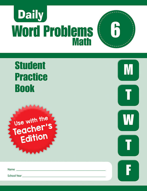 Daily Word Problems, Grade 6 - Student Workbook (5-pack)