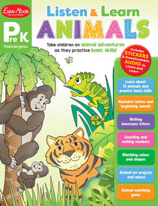 Listen and Learn: Animals, Grade PreK