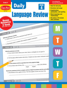 Daily Language Review, Grade 4 - Teacher's Edition, Print