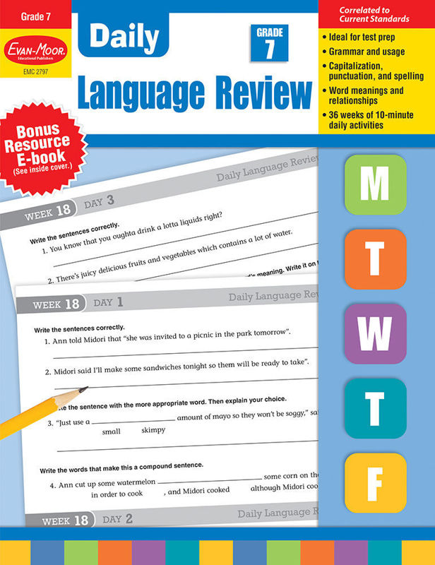 Daily Language Review, Grade 7 - Teacher's Edition, Print