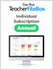 TeacherFileBox Individual Subscription Annual