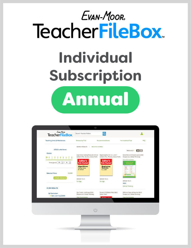 TeacherFileBox Individual Subscription Annual