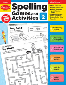 Spelling Games and Activities, Grade 2