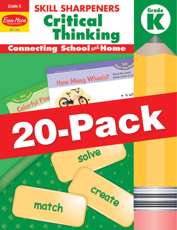 Skill Sharpeners: Critical Thinking, Grade K — Class pack