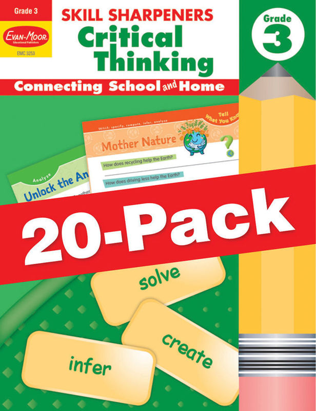 Skill Sharpeners: Critical Thinking, Grade 3 — Class pack