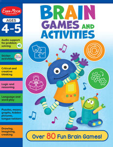 Brain Games and Activities Workbook, Ages 4–5 - Print