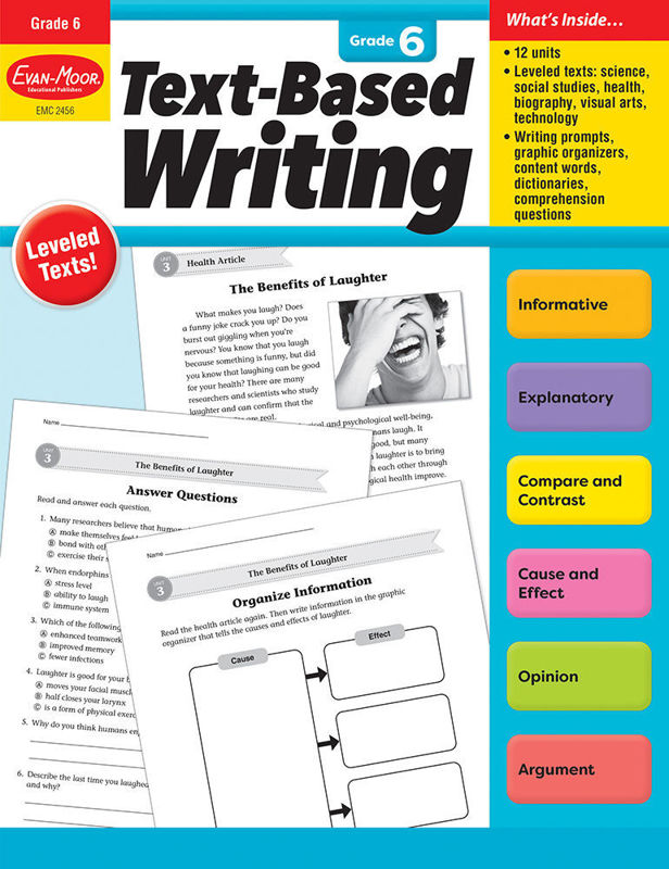 Text-Based Writing, Grade 6 - Teacher's Edition, Print