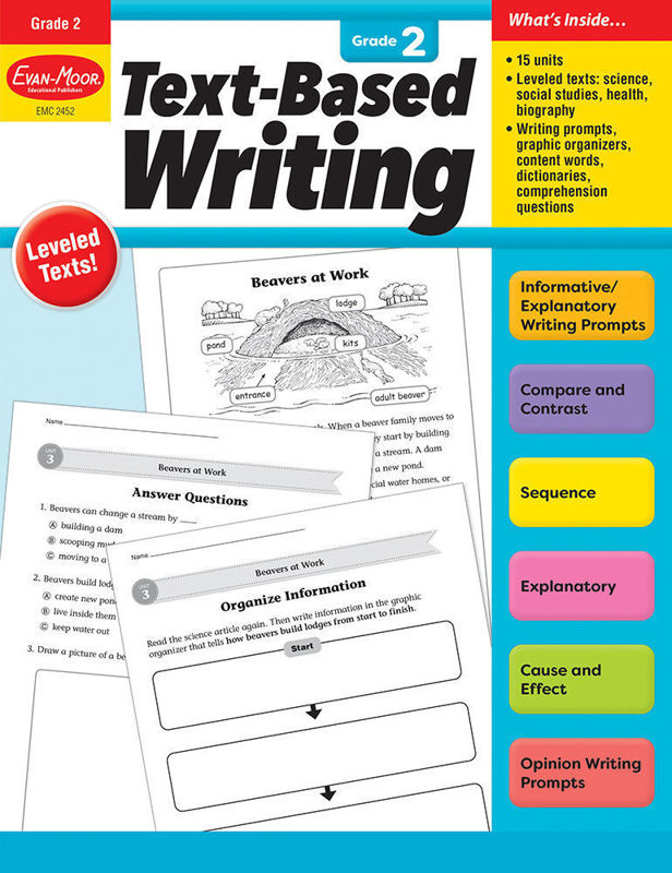 Text-Based Writing, Grade 2 - E-book