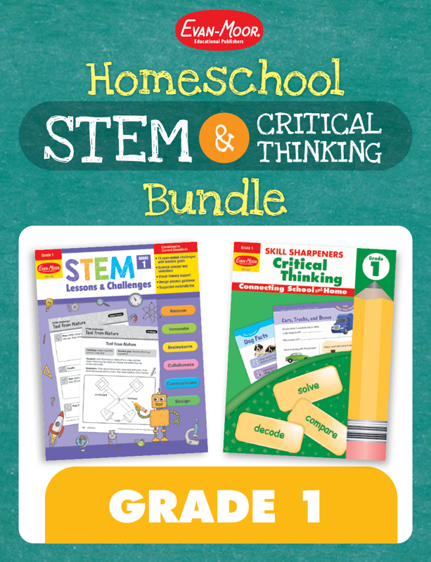 Homeschool STEM and Critical Thinking Bundle, Grade 1	