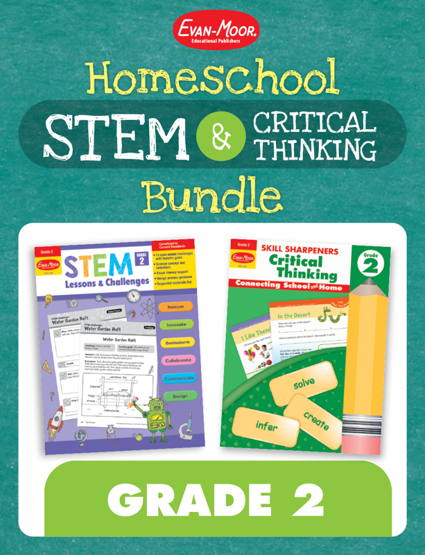 Homeschool STEM and Critical Thinking Bundle, Grade 2	