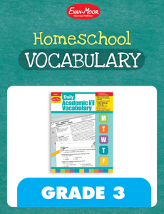 Homeschool Vocabulary Bundle, Grade 3