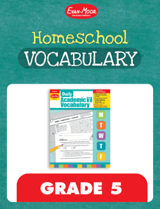 Homeschool Vocabulary Bundle, Grade 5