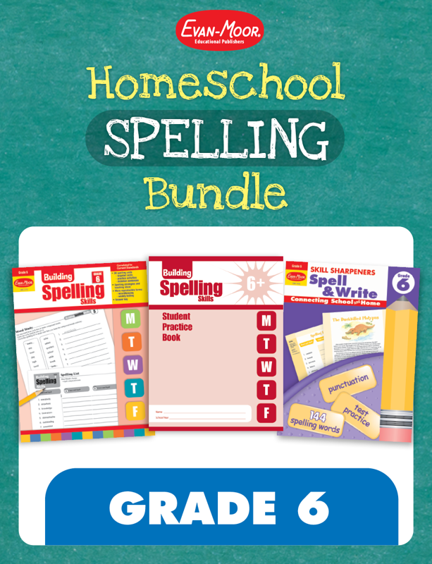 Homeschool Spelling Bundle, Grade 6