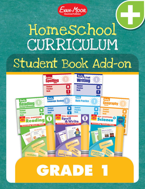 Homeschool Student Book Add-on Set, Grade 1