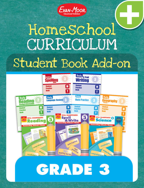 Homeschool Student Book Add-on Set, Grade 3