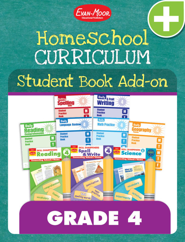 Homeschool Student Book Add-on Set, Grade 4