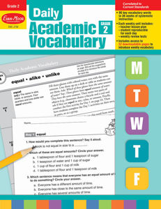 Daily Academic Vocabulary, Grade 2 - Teacher's Edition, Print