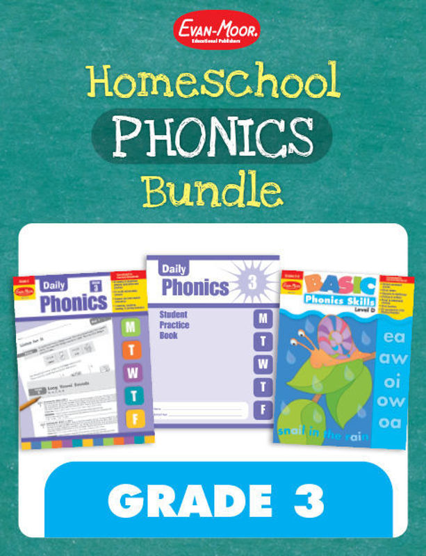 Homeschool Phonics Bundle, Grade 3