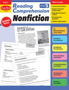 Reading Comprehension: Nonfiction, Grade 5 - Print