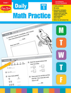 Daily Math Practice, Grade 1 - Teacher's Edition, Print