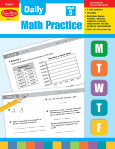 Daily Math Practice, Grade 5 - Teacher's Edition, E-book