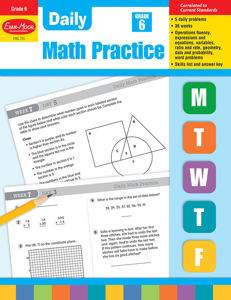 Daily Math Practice, Grade 6- Teacher's Edition, E-book