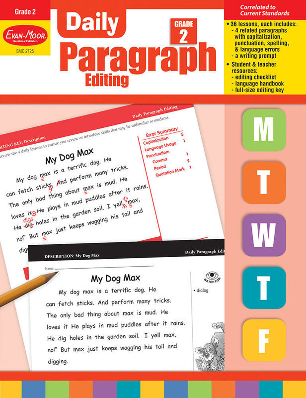 Daily Paragraph Editing, Grade 2 - Teacher's Edition, E-book