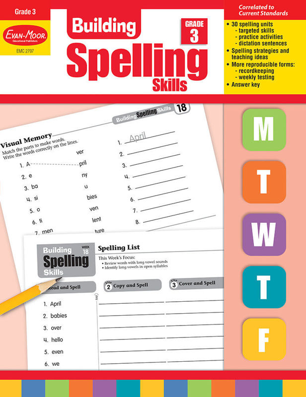 Building Spelling Skills, Grade 3 - Teacher's Edition, Print