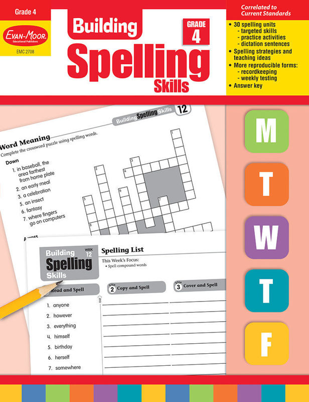 Building Spelling Skills, Grade 4 - Teacher's Edition, E-book